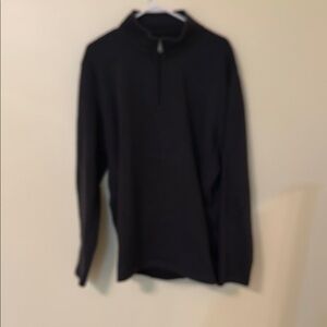 Croft & Barrow Black Zip Up Sweater